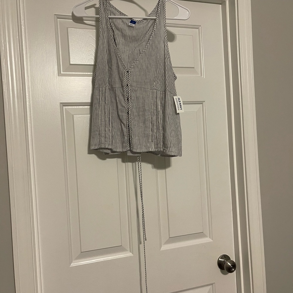 Striped Sleeveless Top